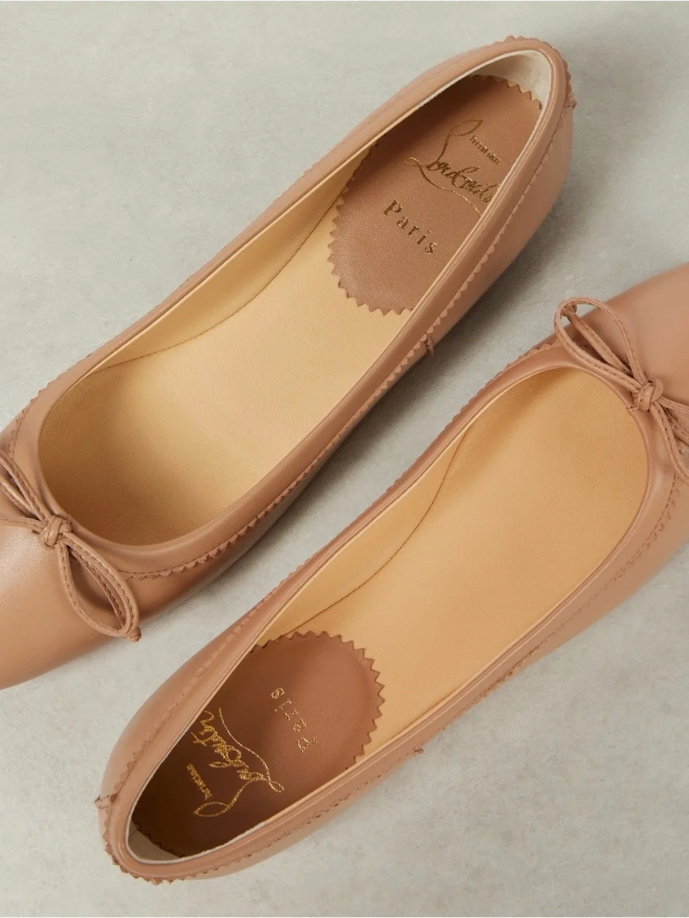 Christian Louboutin Mamadrague leather ballet flats - Picture 3 of 7